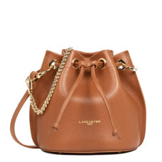 Lancaster Alba Double Bucket Bag 470-80 Camel - In - Orange