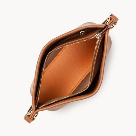 Lancaster Alba Double Sac Trotteur 470-82 Camel - In - Orange ouvert