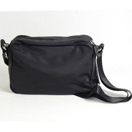 Lancaster Basic Pompon Sac Pochette 514-43 Noir dos