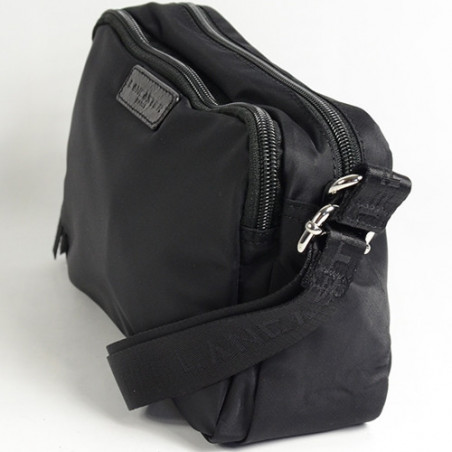Lancaster Basic Pompon Sac Pochette 514-43 Noir cote