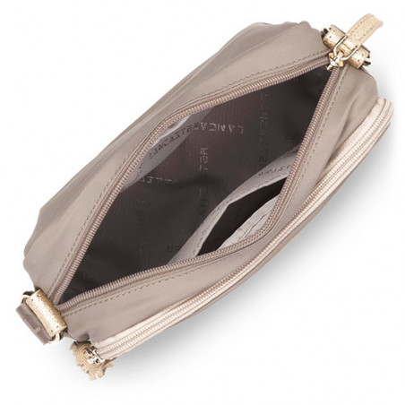 Lancaster Basic Pompon Sac Pochette 514-43 Galet Bo ouvert