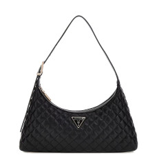 Guess Eco Rianee Hobo Padded Bag Black