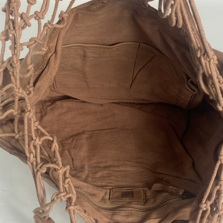 Biba Nesbitt Sac Porté Epaule Naturel ouvert