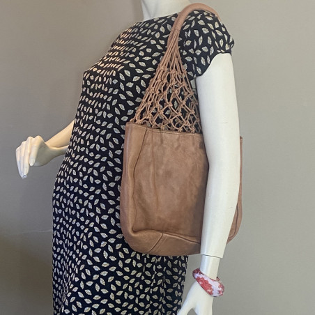 Biba Nesbitt Shoulder Bag Natural