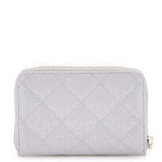 Guess Laurel Medium Zip Logo 4G Lavendar Grey Wallet
