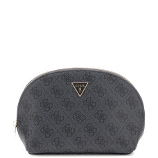 Guess Zamira Dome Cosmetic Bag Logo 4G Coal Logo