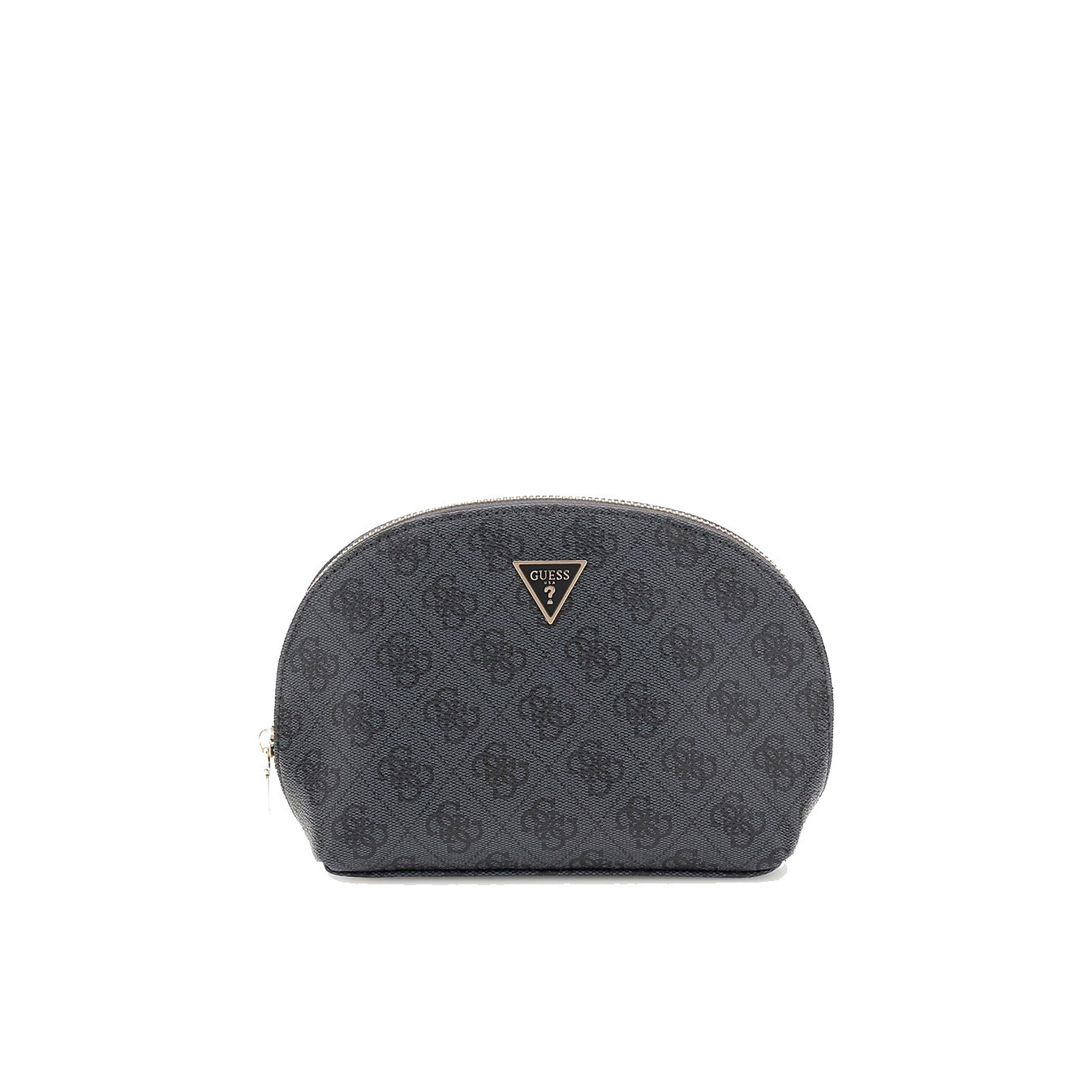 Guess Zamira Dome Cosmetic Bag Logo 4G Coal Logo