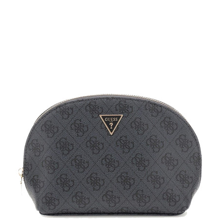 Guess Zamira Dome Cosmetic Bag Logo 4G Coal Logo