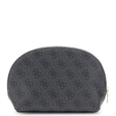Guess Zamira Dome Cosmetic Bag Logo 4G Coal Logo