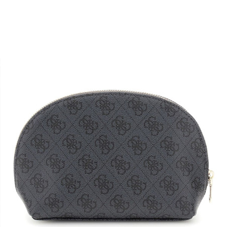 Guess Zamira Dome Cosmetic Bag Logo 4G Coal Logo