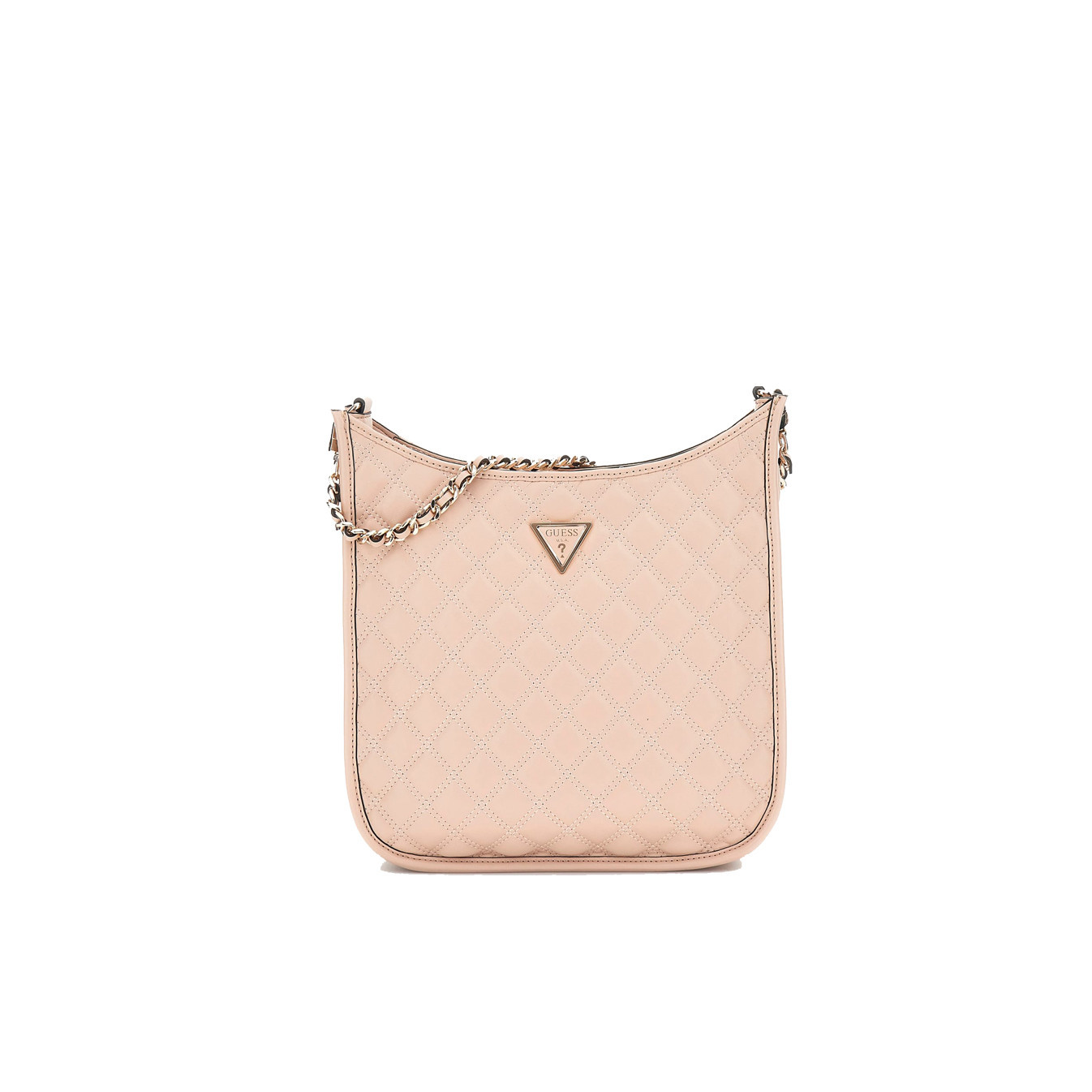 Guess Giully Quilted Bucket Bag Light Beige