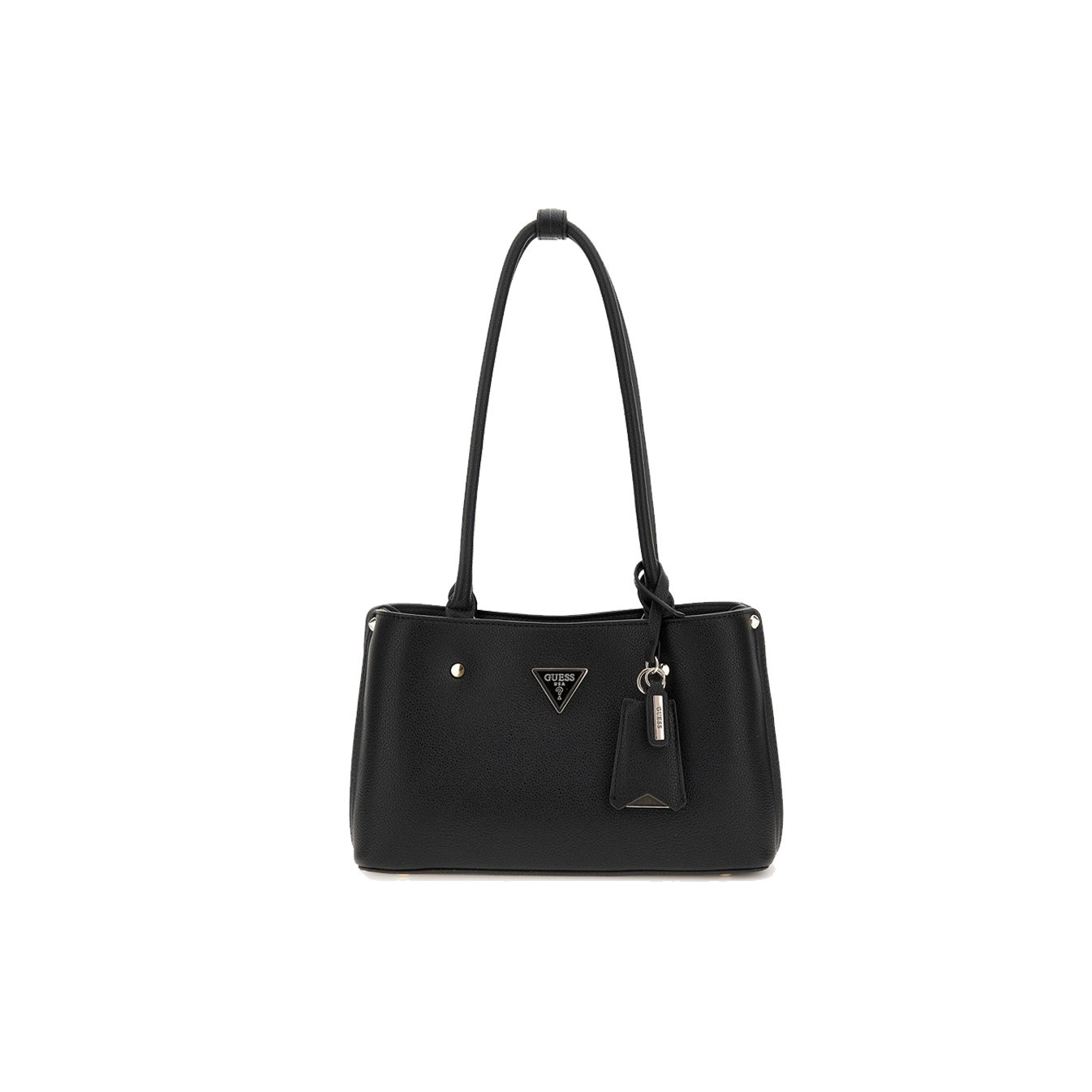 Guess Meridian Shoulder Bag with Studs Black