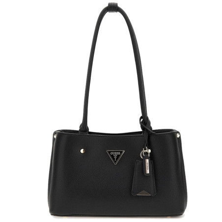 Guess Meridian Shoulder Bag with Studs Black