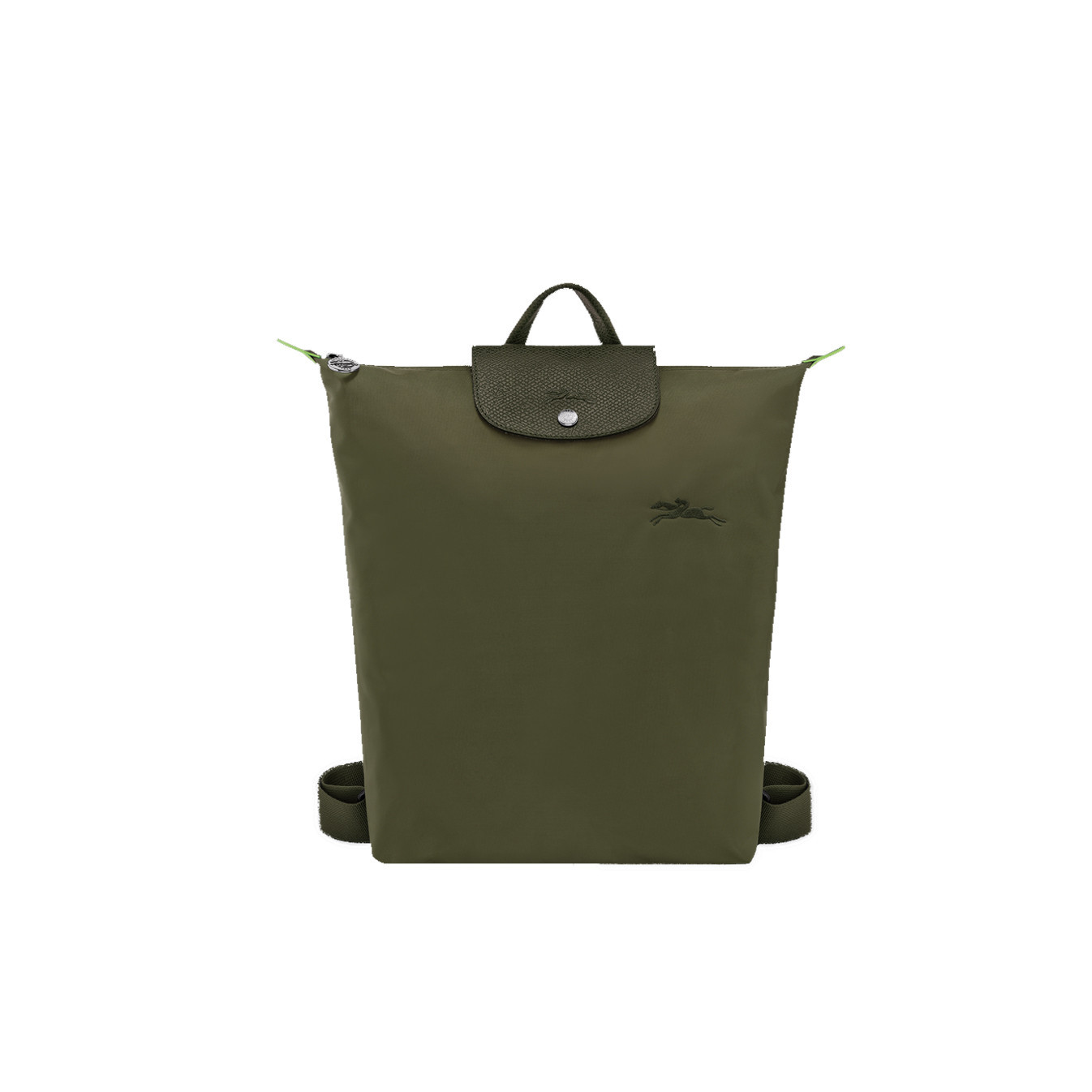 Longchamp Le Pliage Green M Forest Backpack