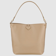 Longchamp Le Roseau Sleek Shoulder Bag M Sedge