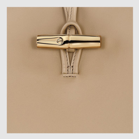Longchamp Le Roseau Sleek Shoulder Bag M Sedge