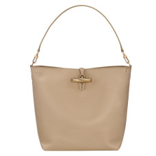 Longchamp Le Roseau Sleek Shoulder Bag M Sedge