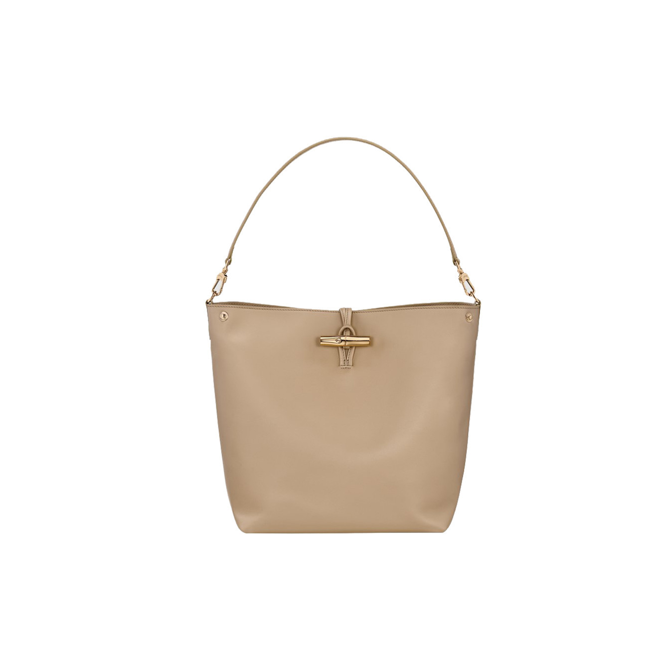 Longchamp Le Roseau Sleek Sac Porté Epaule M Racine