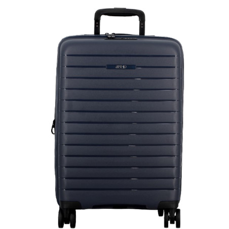 Jump Striper 55cm 4-Wheel Expandable Suitcase Dark Blue