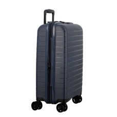 Jump Striper Valise 55cm 4 Roues Extensible Bleu Foncé autre profil