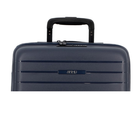 Jump Striper 55cm 4-Wheel Expandable Suitcase Dark Blue
