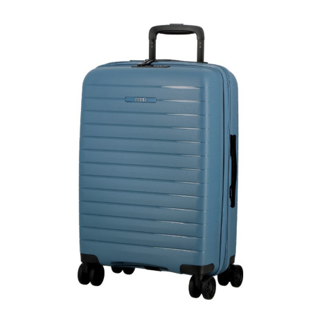 Jump Striper Valise 66cm 4 Roues Extensible Bleu côté