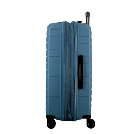 Jump Striper Valise 66cm 4 Roues Extensible Bleu extensible