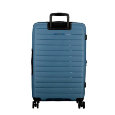 Jump Striper Suitcase 66cm 4 Wheels Extendable Blue
