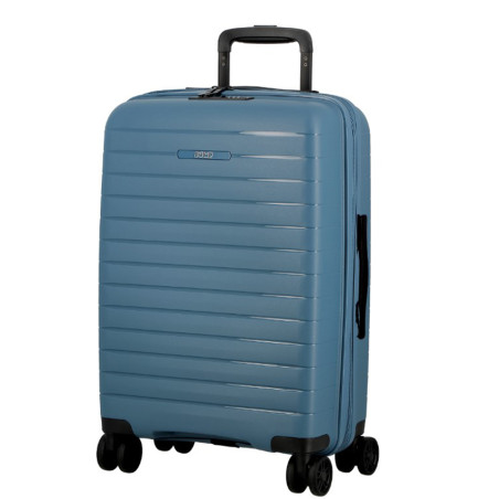 Jump Striper Suitcase 77cm 4 Wheels Extendable Blue