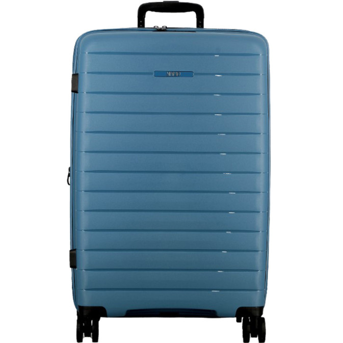 Jump Striper Valise 77cm 4 Roues Extensible Bleu