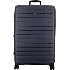 Jump Striper Suitcase 77cm 4 Wheels Extendable Dark Blue