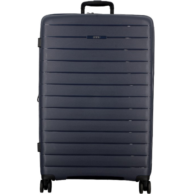 Jump Striper Suitcase 77cm 4 Wheels Extendable Dark Blue