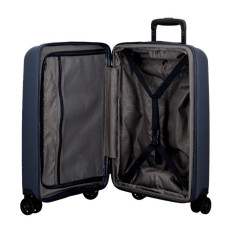 Jump Striper Valise 77cm 4 Roues Extensible Bleu Foncé ouvert