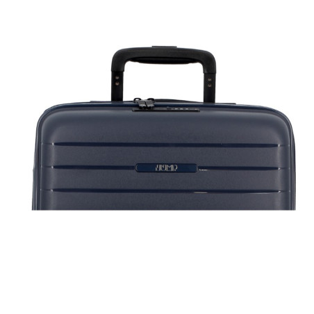 Jump Striper Valise 77cm 4 Roues Extensible Bleu Foncé haut