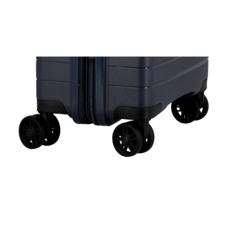 Jump Striper Suitcase 77cm 4 Wheels Extendable Dark Blue