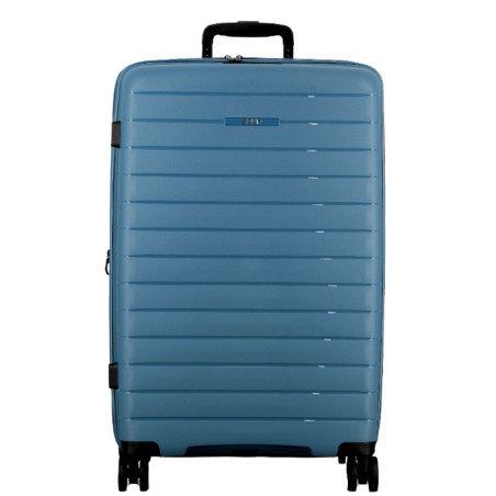 Jump Striper Suitcase 66cm 4 Wheels Extendable Blue