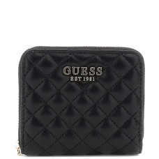 Guess Eco Rianee Mini Quilted Portefeuille Black