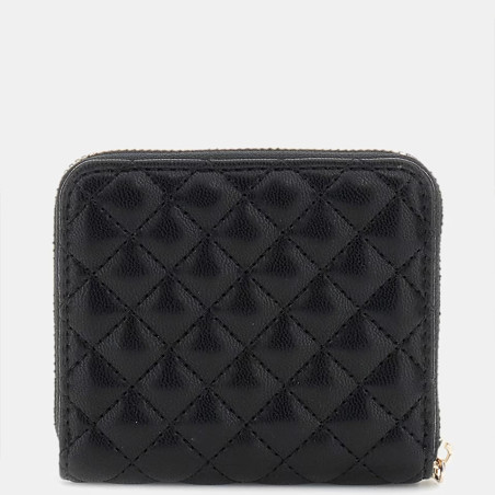 Guess Eco Rianee Mini Quilted Portefeuille Black