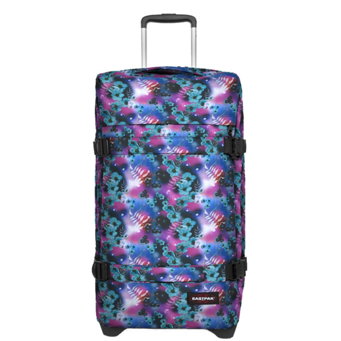 Eastpak Transit'r L Dreamy Flowers Suitcase 7s6 Dark