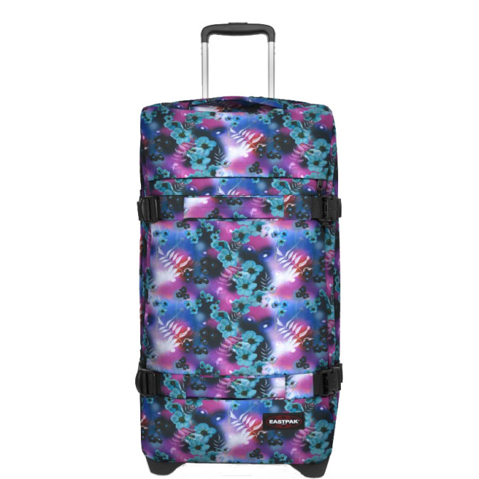 Eastpak Transit'r M Dreamy Flowers Wheeled Bag 7s6 Dark