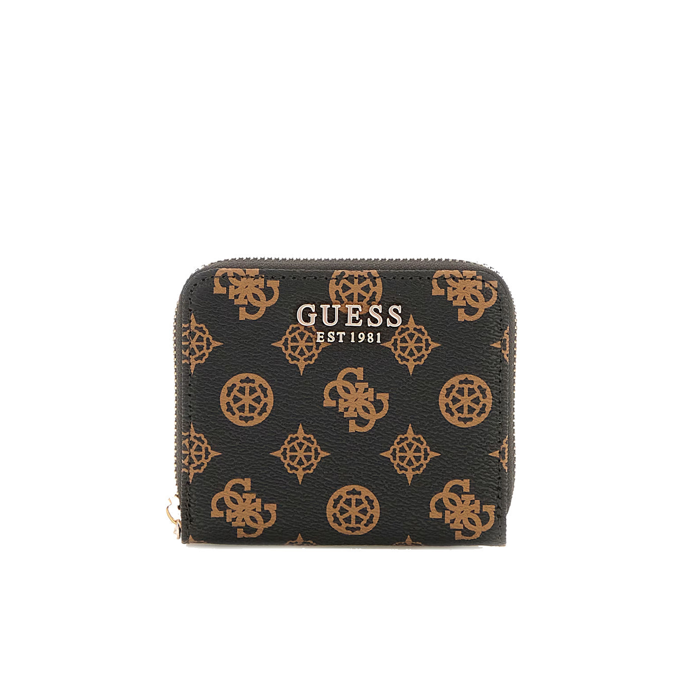 Guess Laurel Mini Wallet Mocha Logo