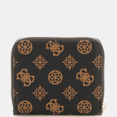 Guess Laurel Mini Portefeuille Mocha Logo dos