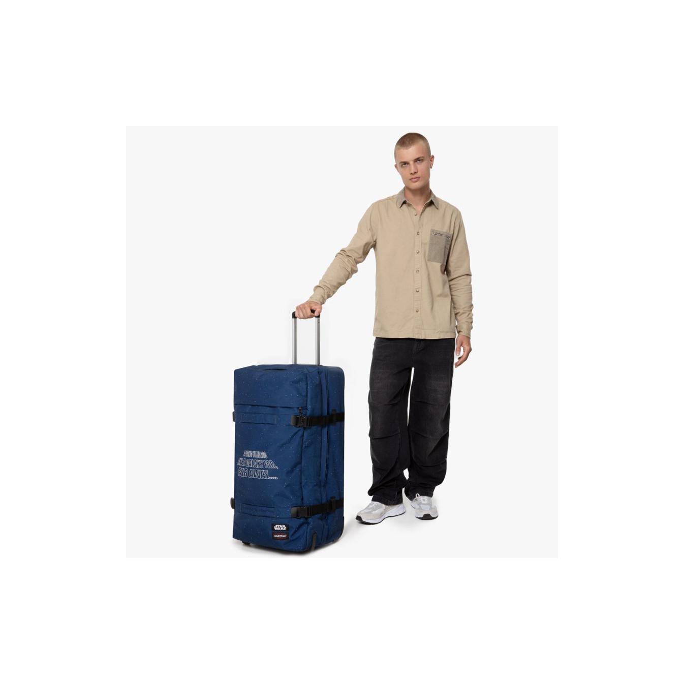 Eastpak Star Wars Transit'r Sac A Roulettes Taille L Stars Navy