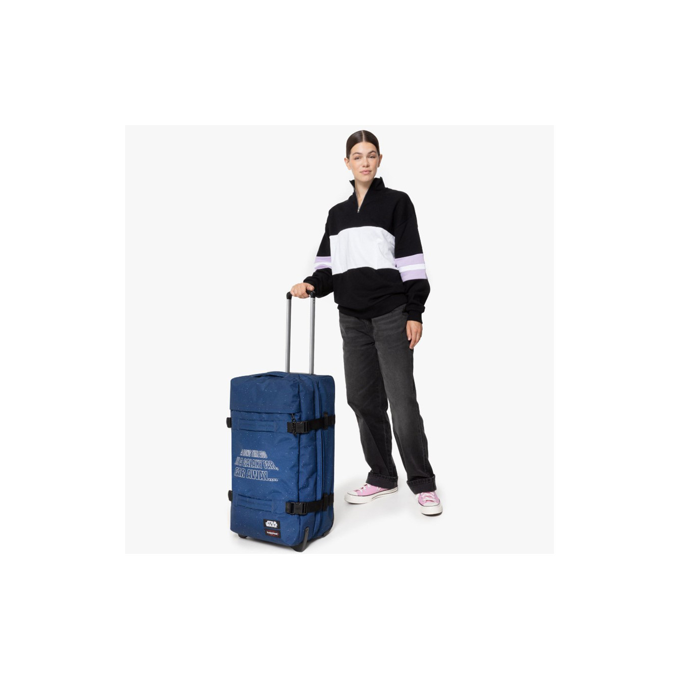 Eastpak Star Wars Transit'r Sac A Roulettes Taille M Stars Navy