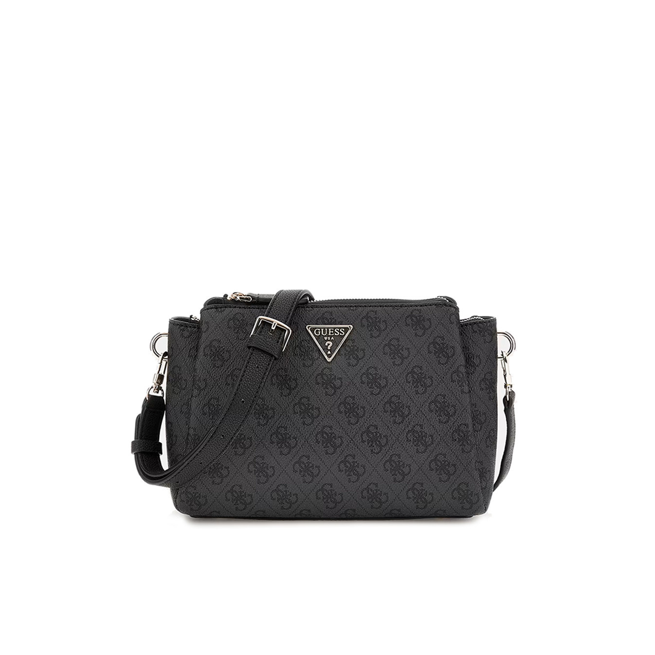 Guess Noelle Shoulder Bag Logo 4G Coal Logo
