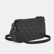 Guess Noelle Shoulder Bag Coal Logo
