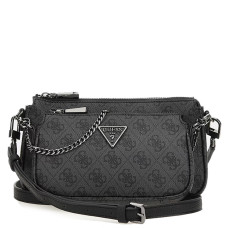 Guess Noelle Shoulder Bag Coal Logo