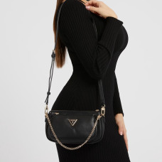 Guess Noelle Sac Trotteur Black porté