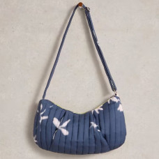 White Stuff Zoe Baguette Bag Navy