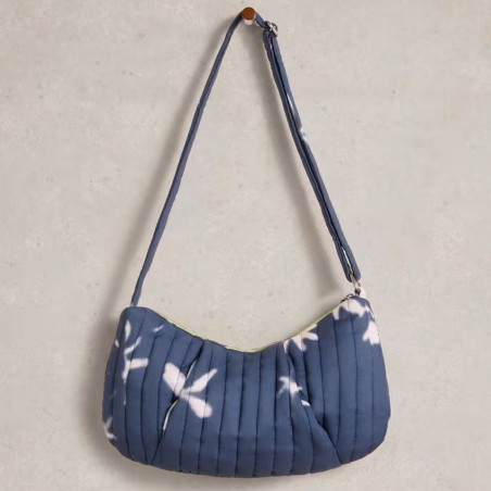 White Stuff Zoe Baguette Bag Navy